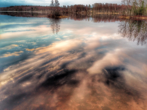 Finnish lake somewhere in the Mäntyharju district 